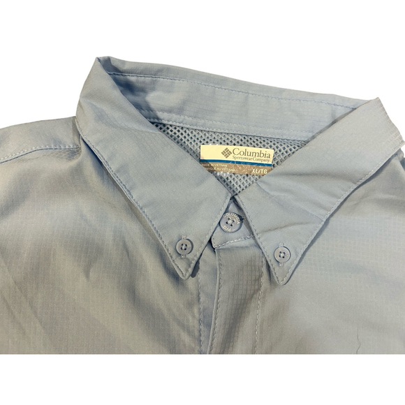 Columbia Mens PFG Sun Protection Button Down Shirt XL - Picture 3 of 5